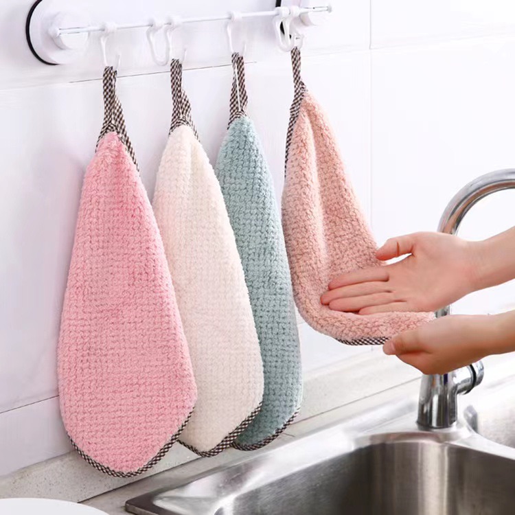 Hand Towels Kitchen Square Dish Cloths Microfiber Hen - Temu