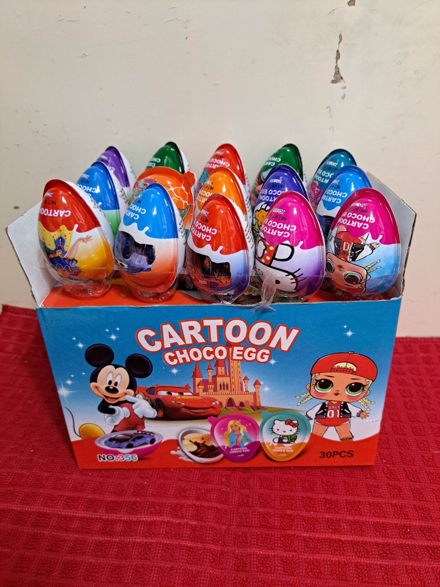 Mickey Mouse Clubhouse Chocolate Eggs Monsters Inc Mickey Mouse