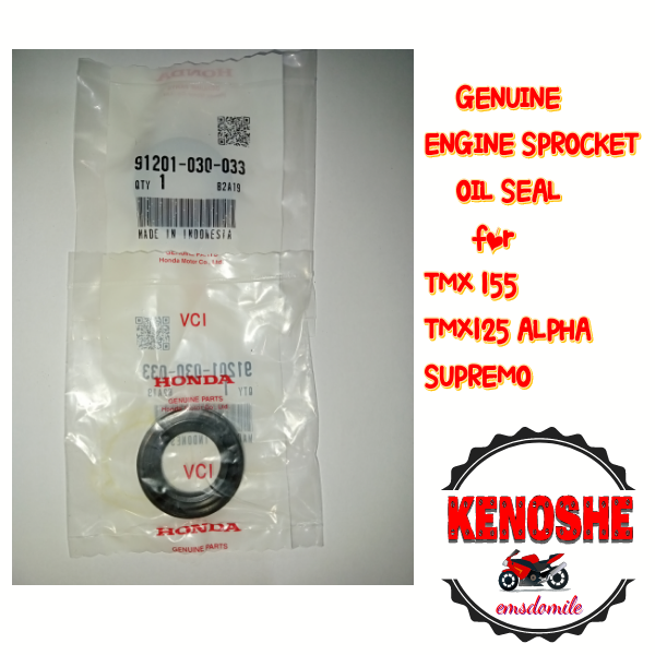 ENGINE SPROCKET OIL SEAL TMX 155/ TMX125 ALPHA/ SUPREMO ( GENUINE 91201