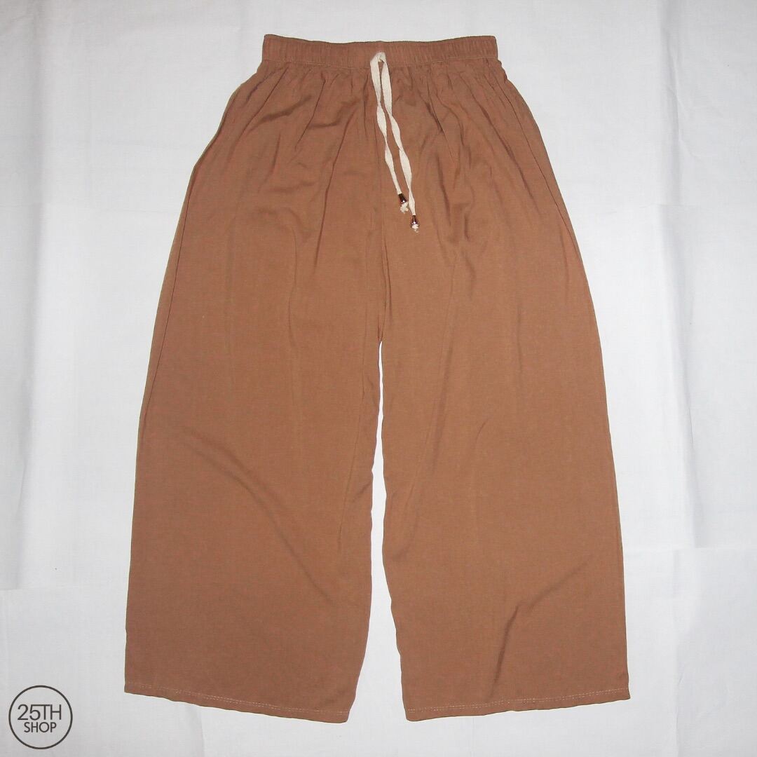 25th Shop, Challis Wide Leg/Square Pants