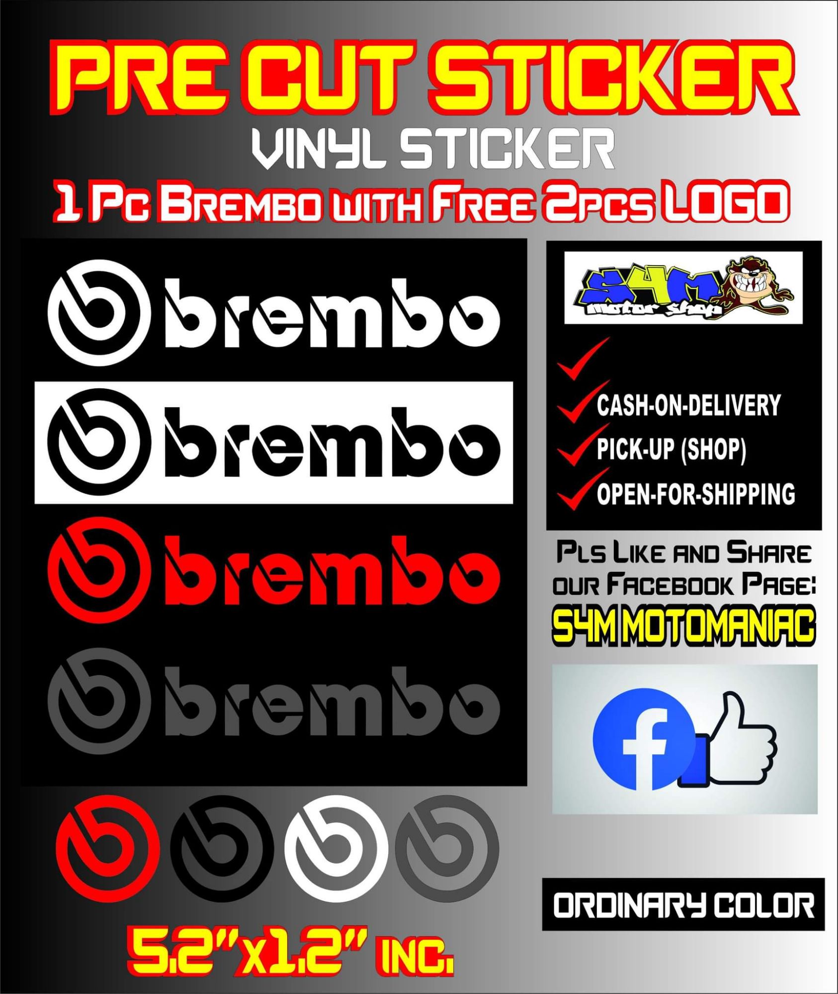 Brembo Sticker