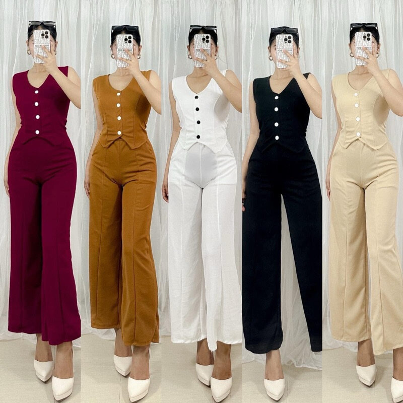 Sleeveless Chiffon Regular Fit Plus Size Evening Jumpsuit srf7217-b