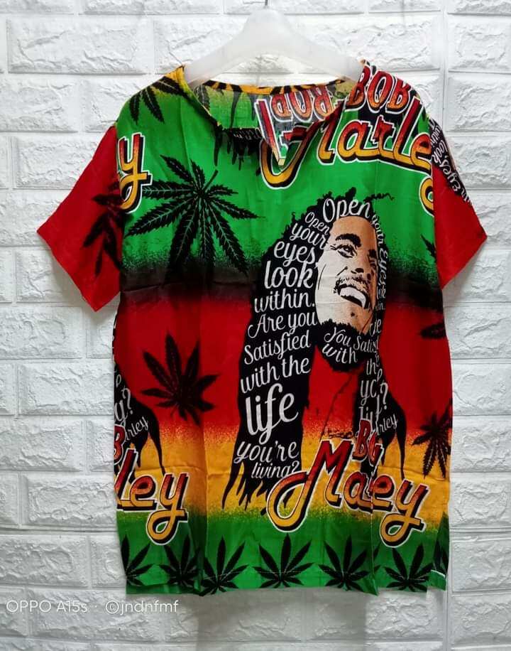 Bohemian Bob Marley Jersey, Men's Fashion, Activewear on Carousell