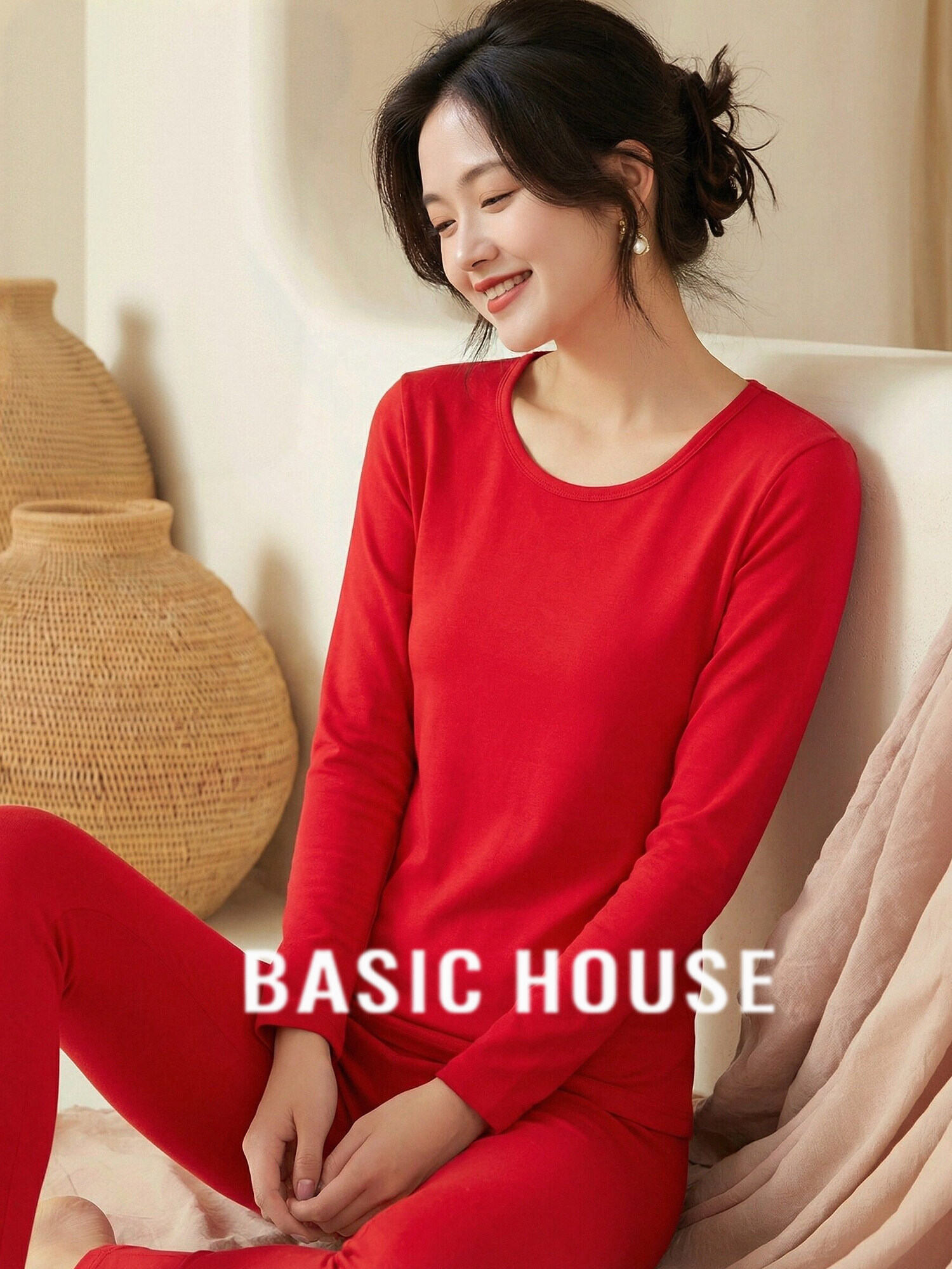 Basic House | Red Spring Thermal Underwear Set Presyo 1,515 Piso*Libreng Shipping