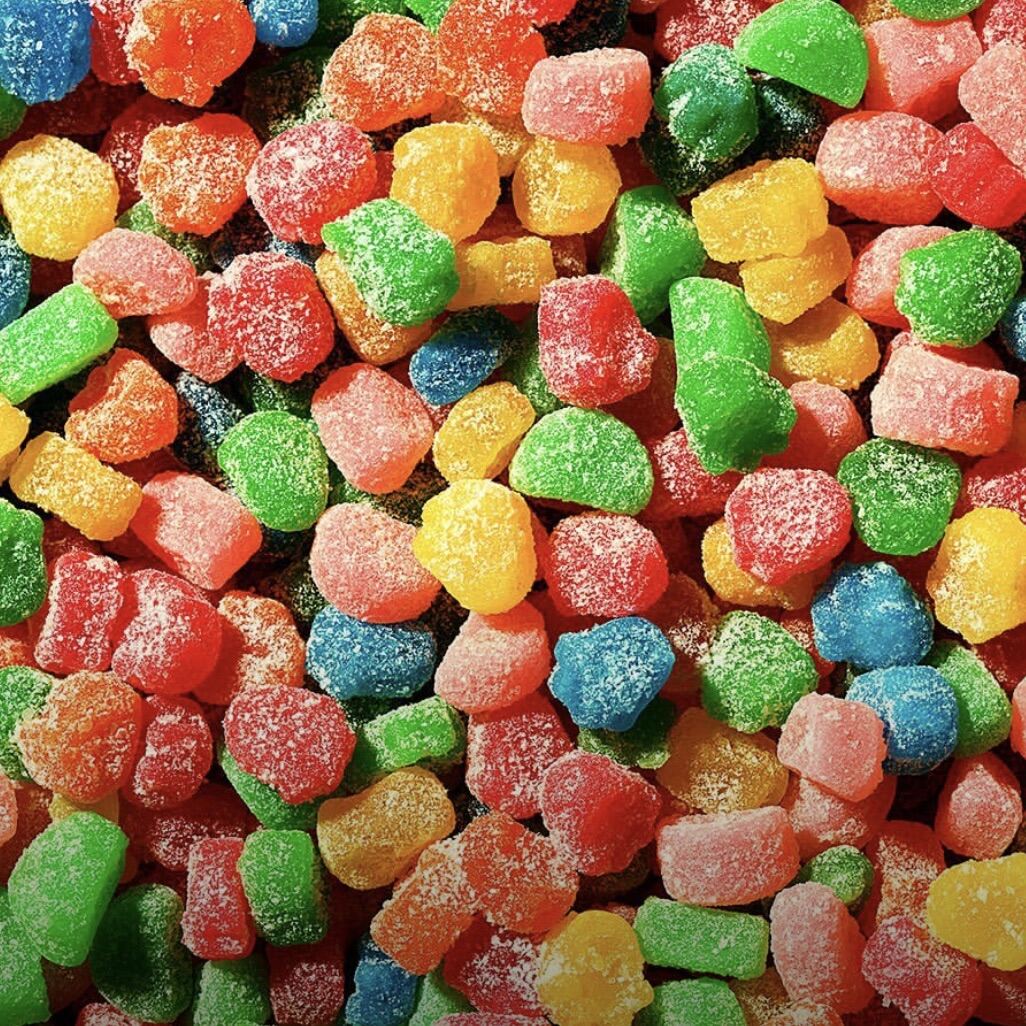 Sour Patch Kids Bites Original and Watermelon Sour Chewy Candy in 12oz Share Bag. 
