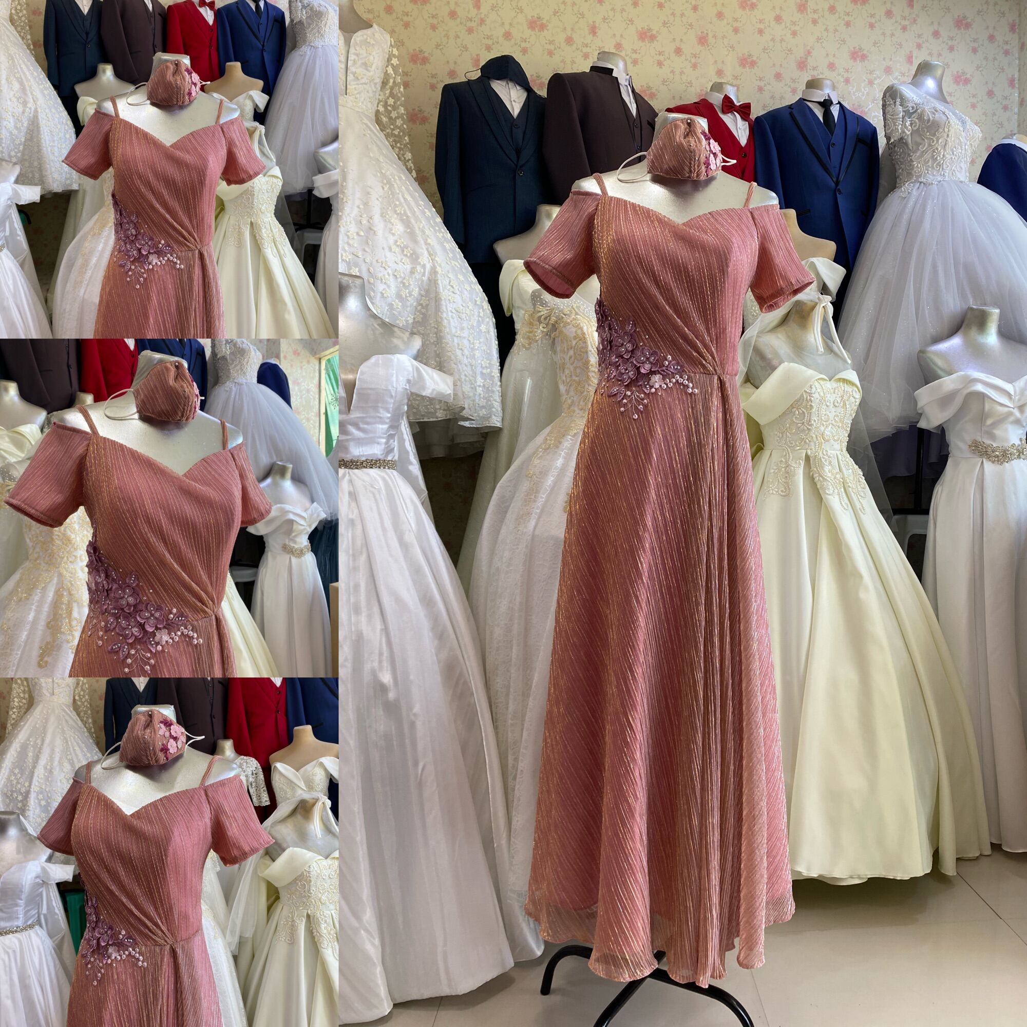 Old rose hotsell long gown