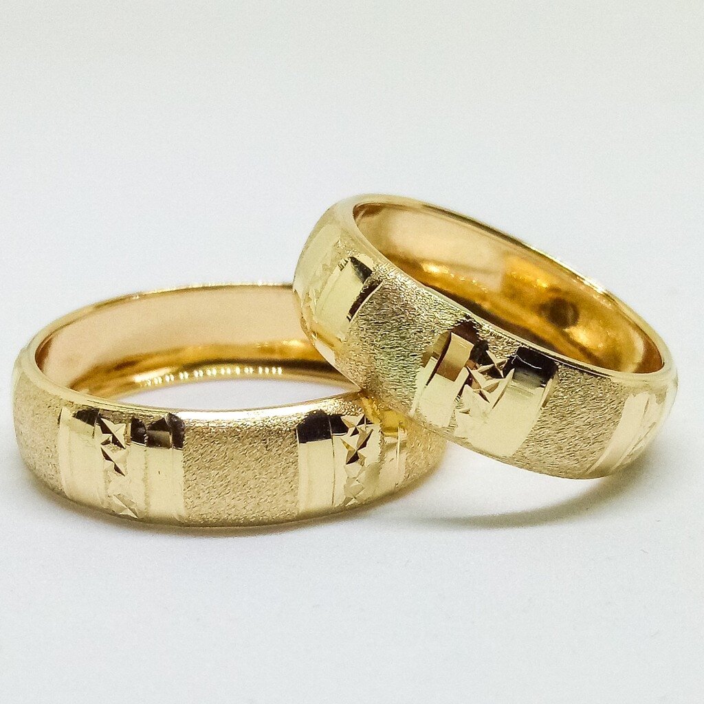 18k Saudi Gold Wedding Rings | Lazada PH