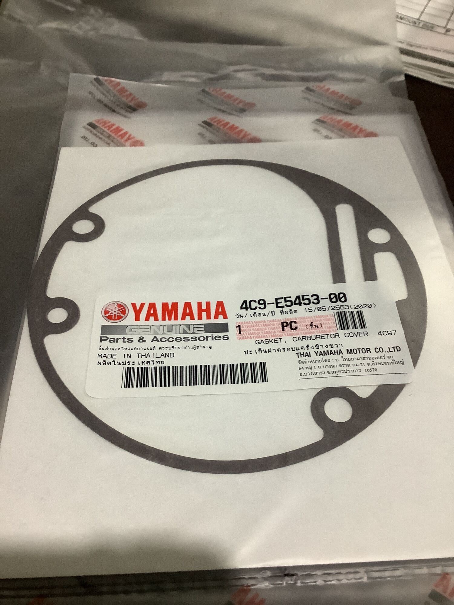 Mio sporty oil pump cover gasket original yamaha 4C9E545300 Lazada PH