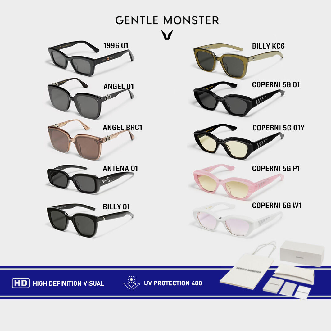 Gentle Monster Unisex Polarized Sunglasses with Accessories