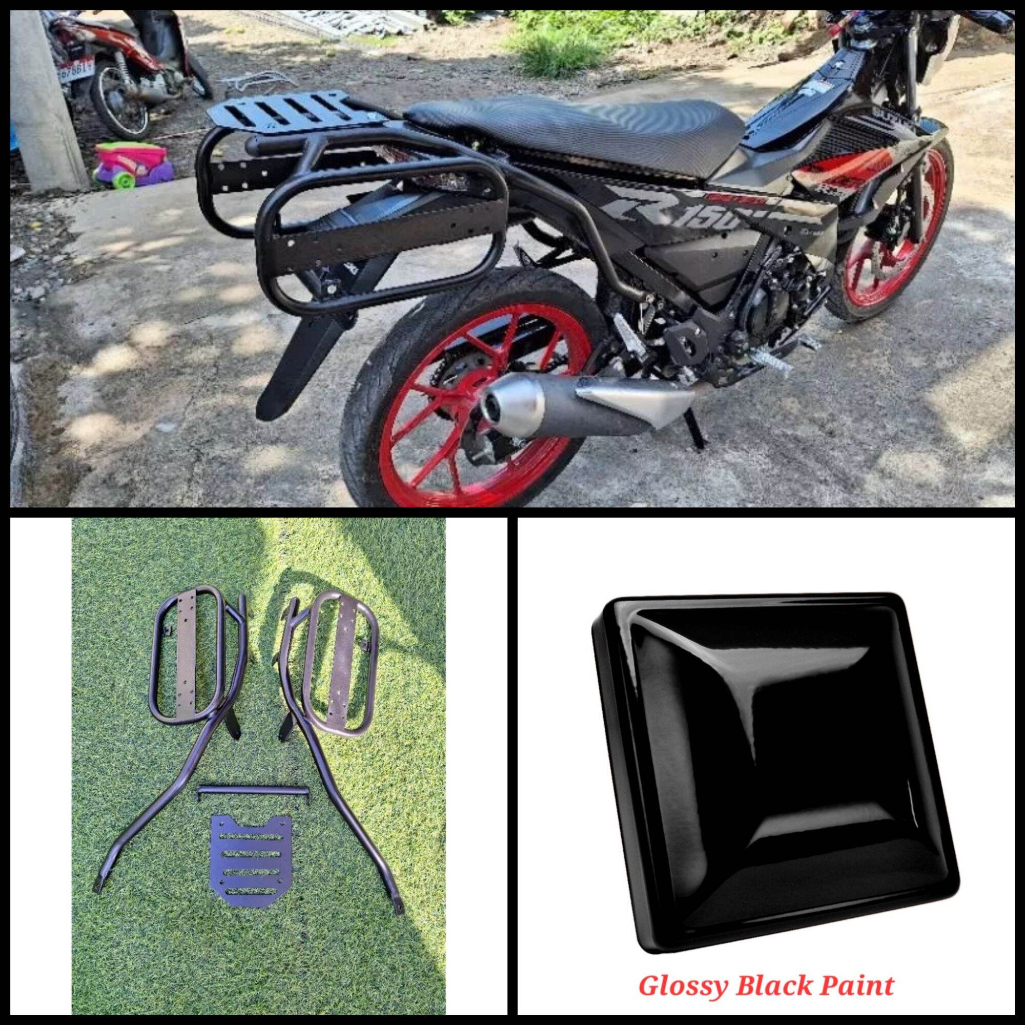 Suzuki Raider 150 F.I - Heavy Duty Top Box Bracket with Side Spinner ...