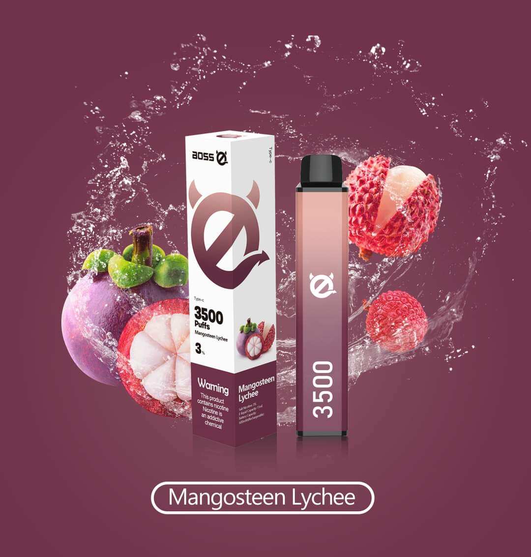Boss 3500 Puff Mangosteen Lychee Lazada PH