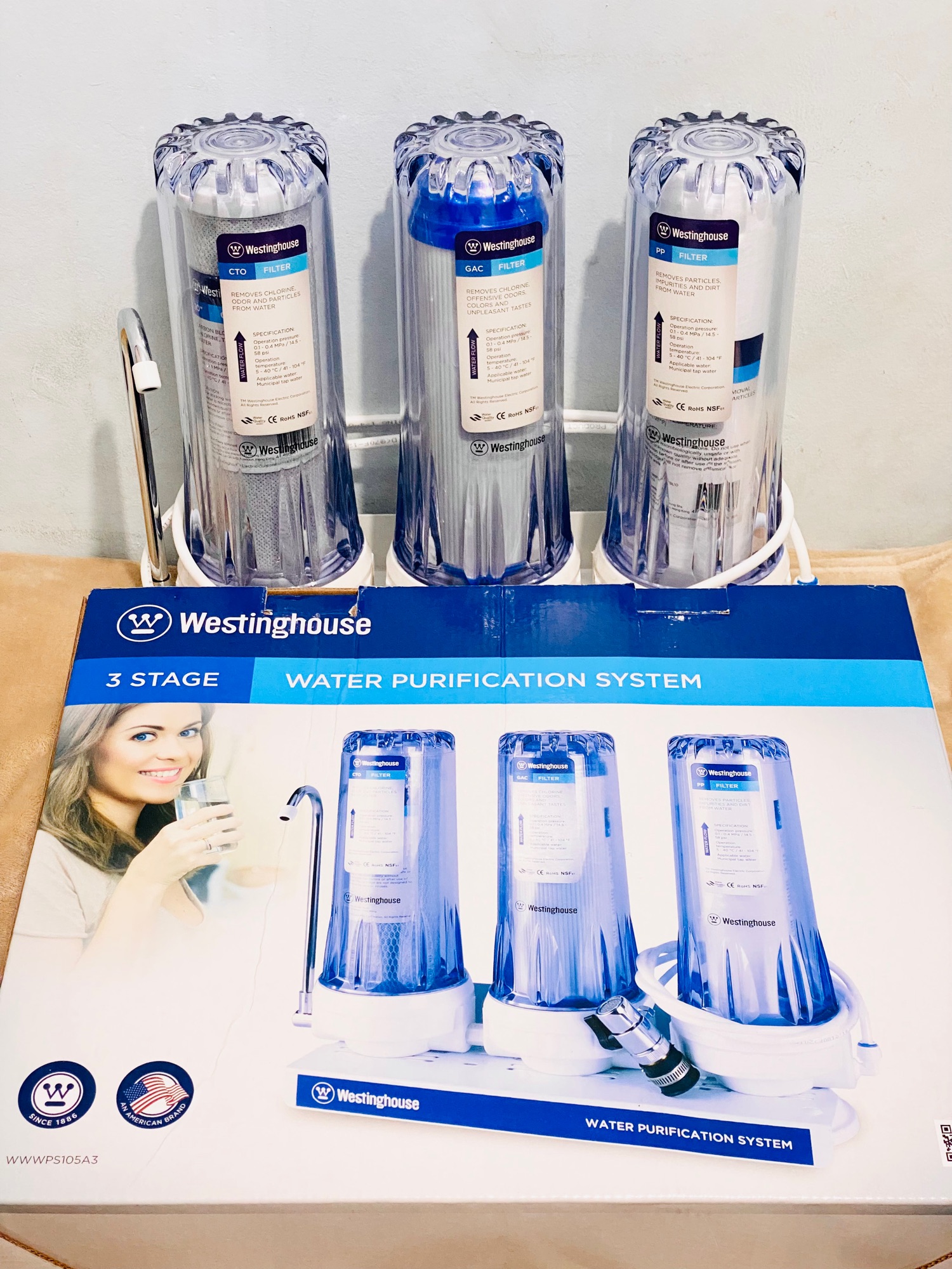 Westinghouse 3-Stage Water Filter System WWWPS106A3 – AHPI