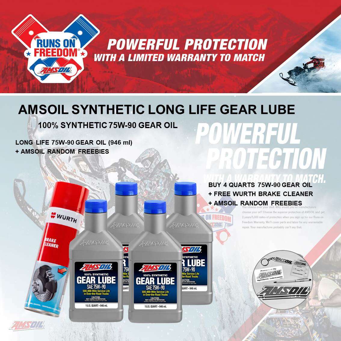 AMSOIL Gear Lube 75W90 Lazada PH