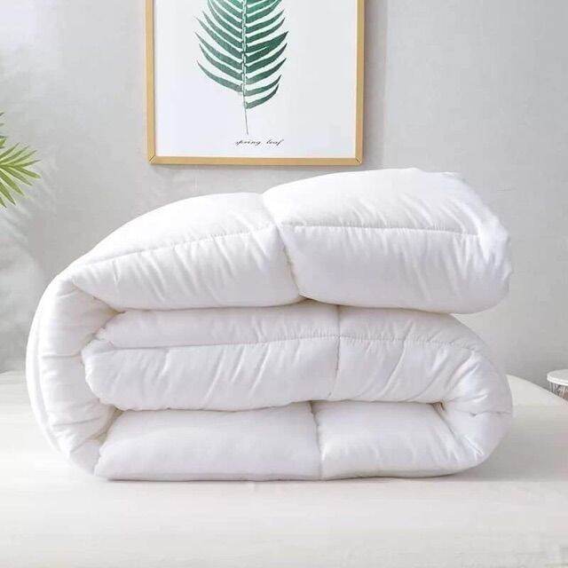 PLAIN WHITE COMFORTER DUVET FILLER HIGH QUALITY