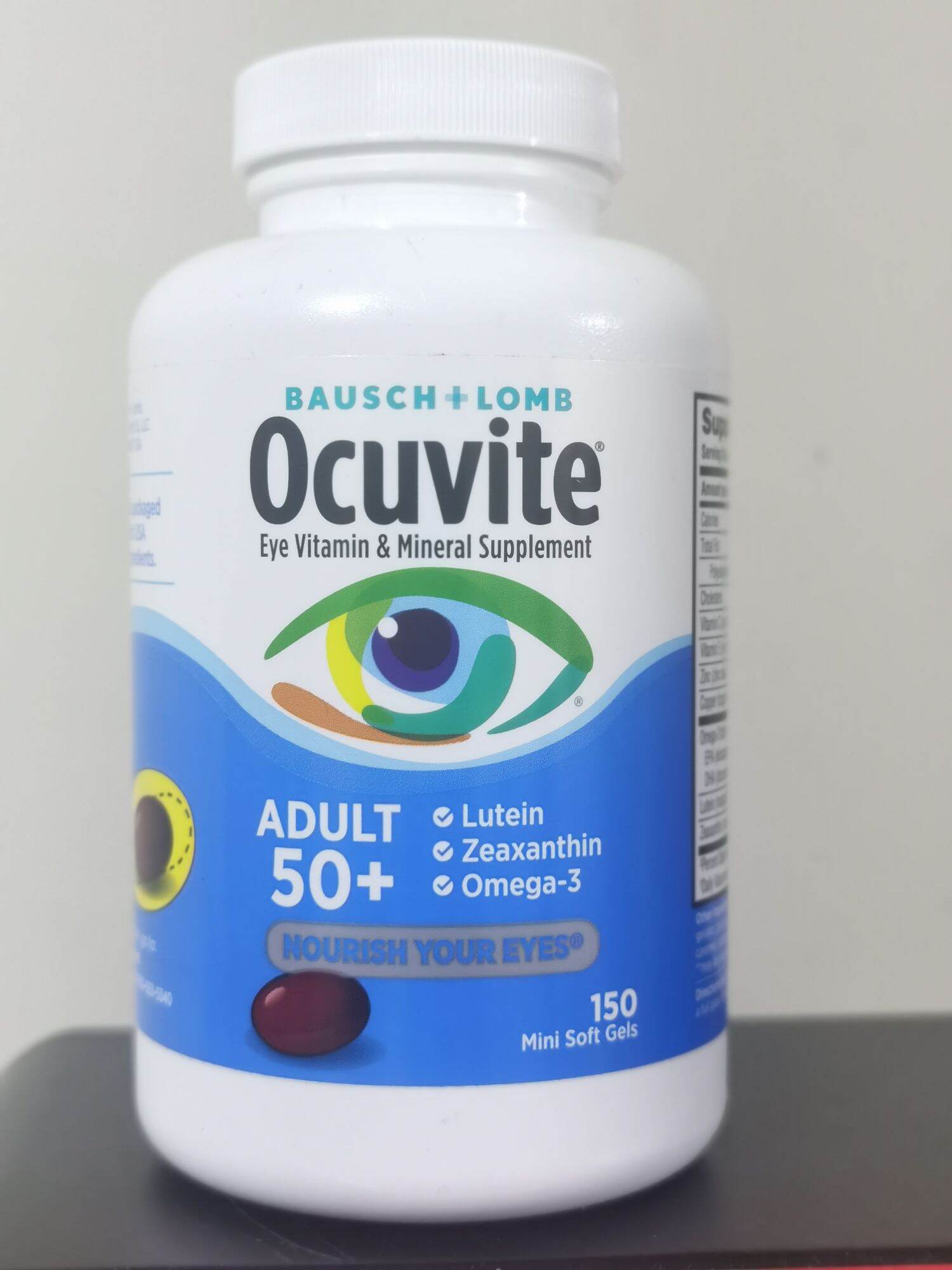 Ocuvite Adult 50+ Eye vision vitamin supplement softgel with lutein