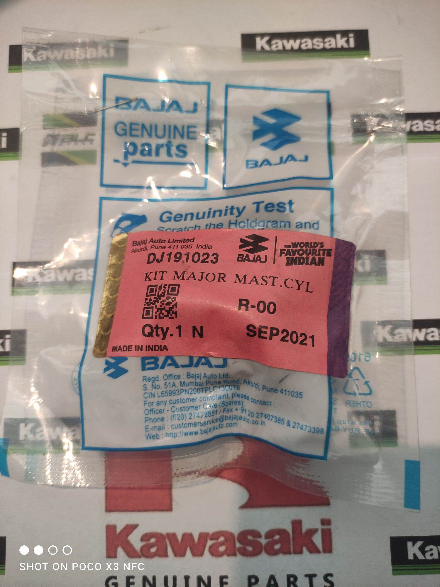 ROUSER135 Kit Major Master Cylinder(DJ191023) Kawasaki Genuine Parts