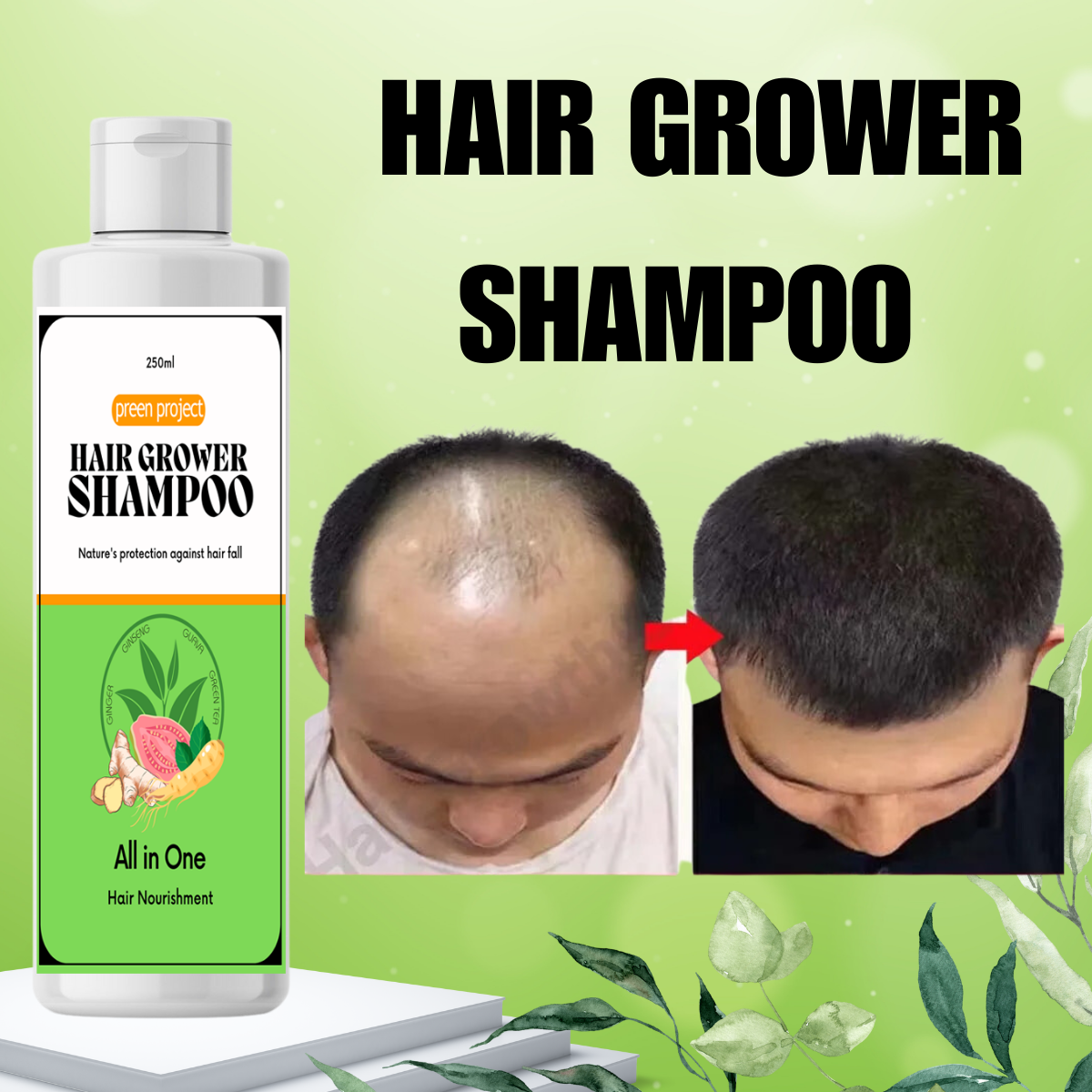 EMOS Hair Growth Shampoo with Keratin and Argan Oil