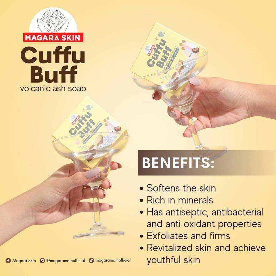 MAGARA SKIN CUFFUBAR/CUFFUBUFF SCRUB SOAP!ONAHND. 