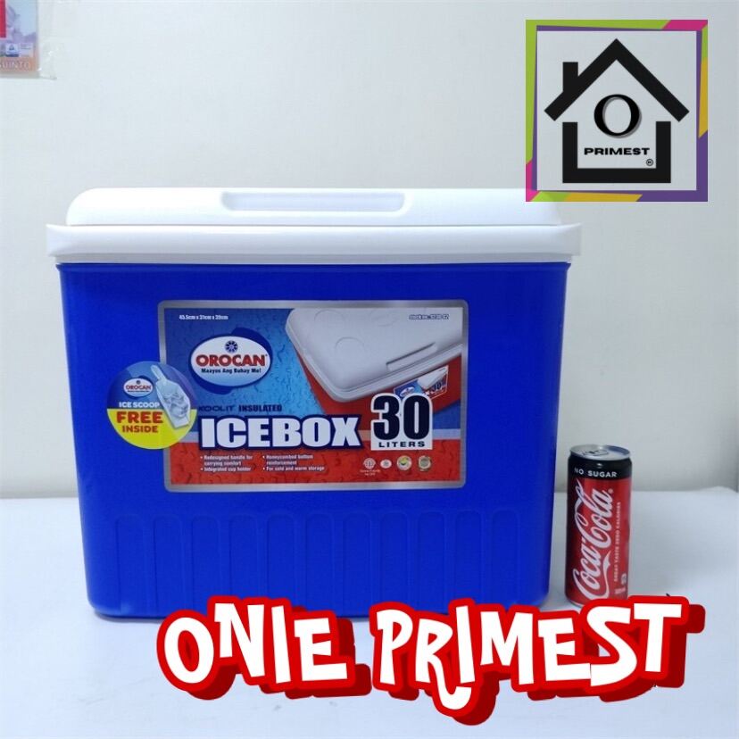 OROCAN 30L COOLER BOX ICE BOX CHEST INSULATED COOLER BOX 30-LITERS / FOOD CONTAINER / ICE CHEST. 