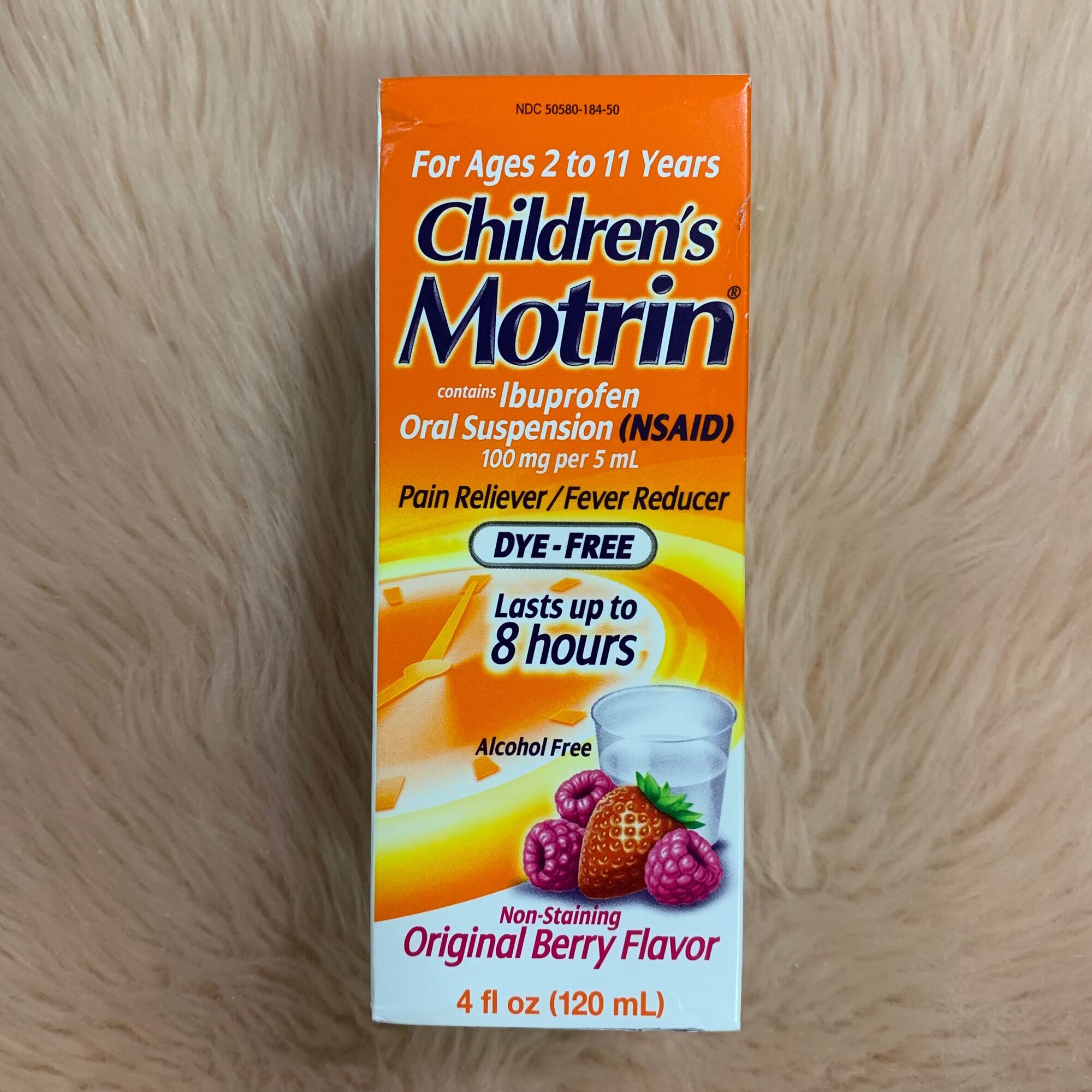 Children's Motrin Oral Suspension Medicine for Kids 2-11y/o, 100 mg ...