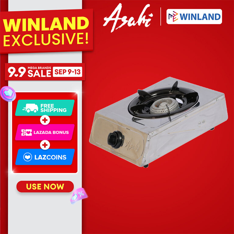 Asahi by Winland Single Burner Gas Stove GS 446 GS446 GS-446