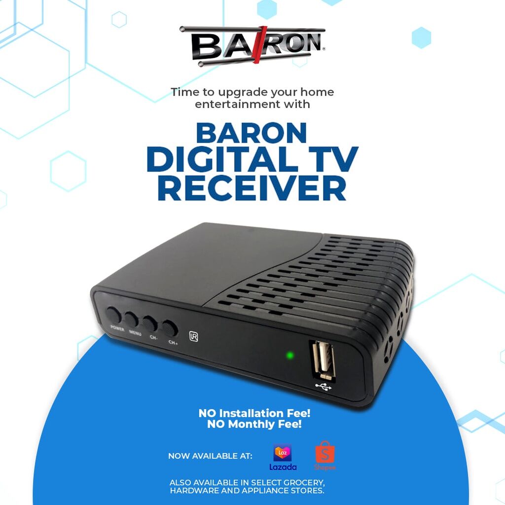 Baron Digital TV Box Receiver Lazada PH