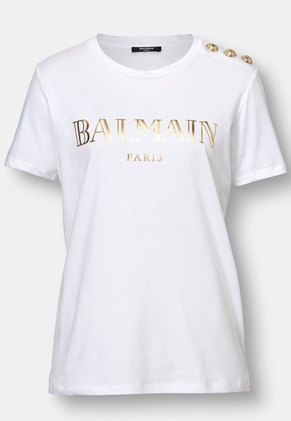 White balmain discount t shirt womens