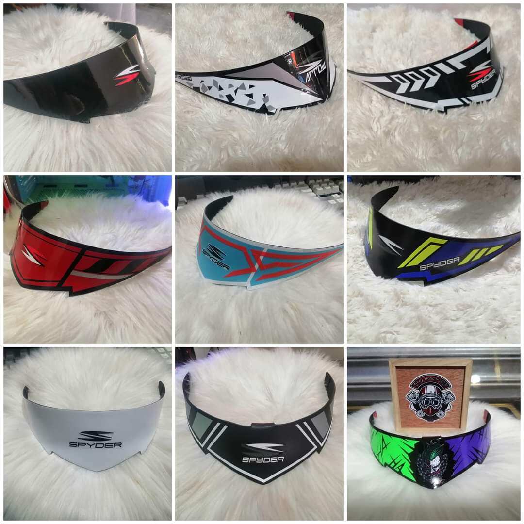 SPOILER FOR HELMET (MADE TO ORDER DESIGN). 