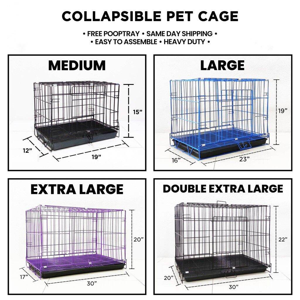 collapsible pet cage