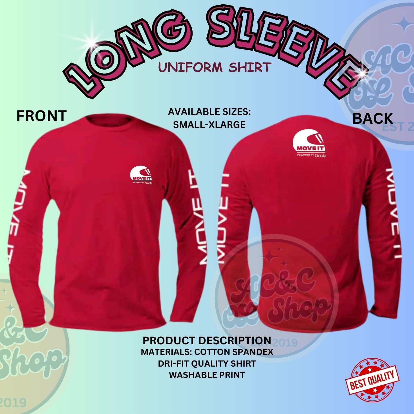 dri fit long sleeve lazada