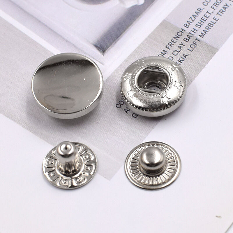 25 Silver Metal Snaps for Clothing, Bodysuit Snaps Size 15, Baby Clothes  Snaps, Metal Snap Fasteners 10mm No Sew, Cap Snap Buttons, Poppers -   Hong Kong