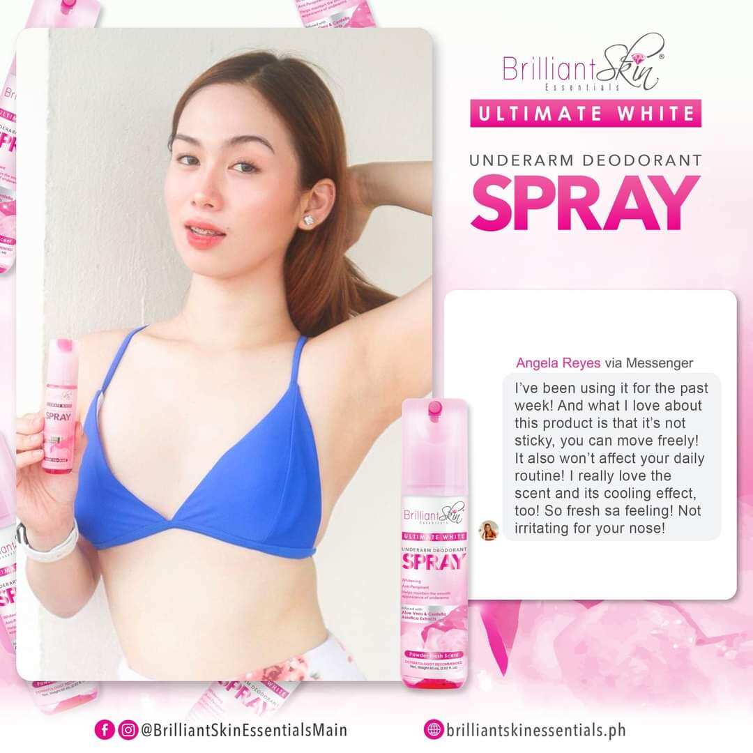 Underarm Deororant Spray Lazada PH