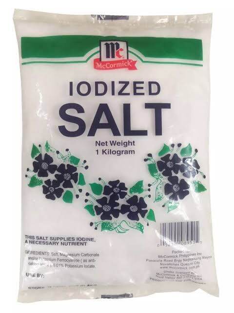 McCormick Iodized Salt 1kg | Lazada PH