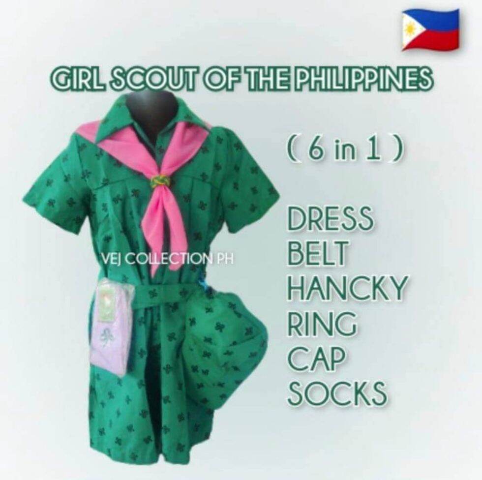 VEJ COLLECTIONPH' GIRL SCOUT UNIFORM ( 6 in 1 ) • GSP UNIFORM • GSP SET