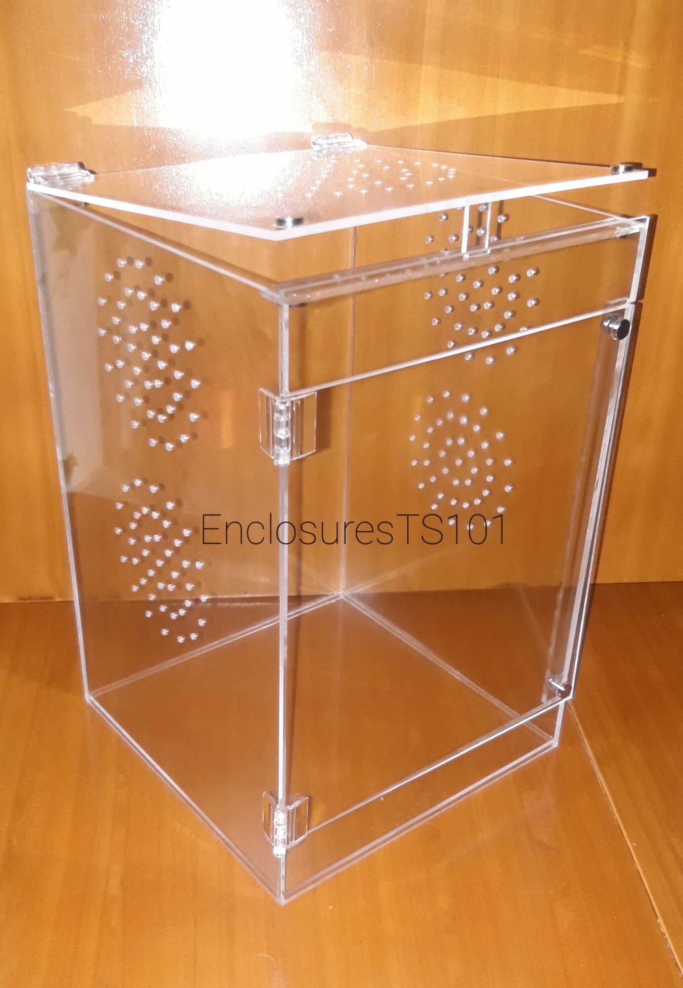 Clear Acrylic Enclosure Dual for Tarantula, Geckos, Scorpion, Reptiles