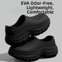 QIAOHUI | EVA Thick Bottom Increased Height Non-slip Water-resistant Clog Slippers