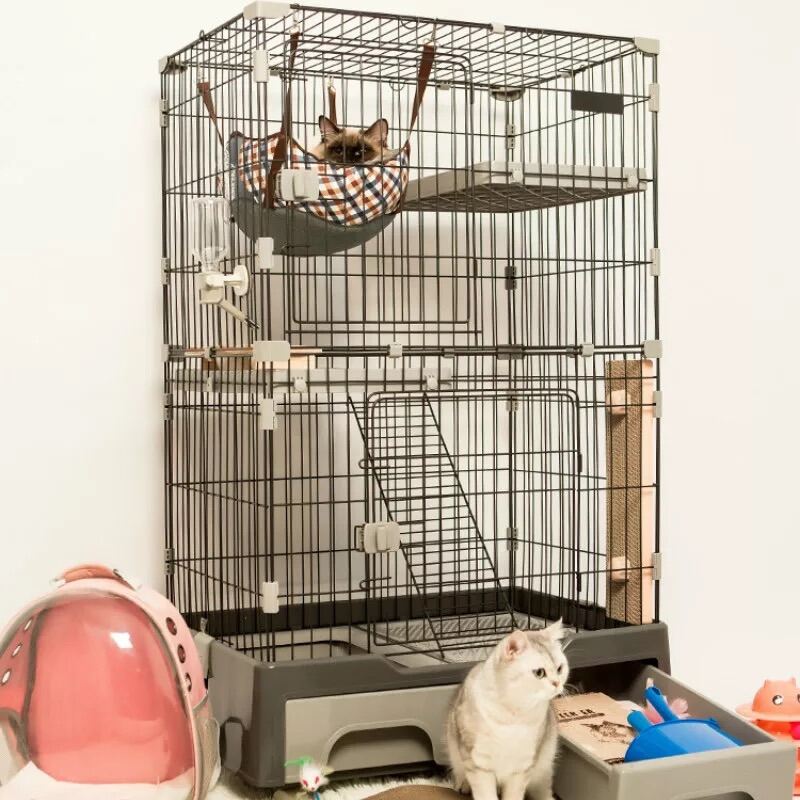 Pawsmart Heavy Duty ALL IN ONE cat cage Low (3 x 2 x 4.5ft) Lazada PH