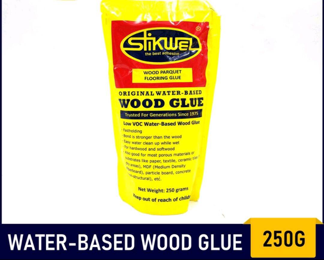high quality stikwel wood glue . water base available 250grams