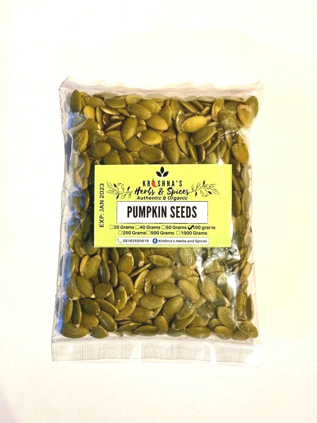 Pumpkin Seeds 100 grams Lazada PH