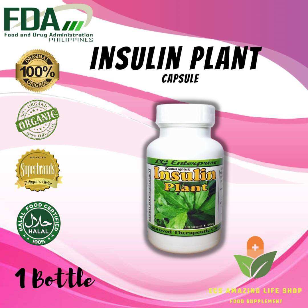 1 BOTTLE INSULIN CAPSULES 500MG IDEAL FOR DIABETIC AUTHENTIC SOLD BY