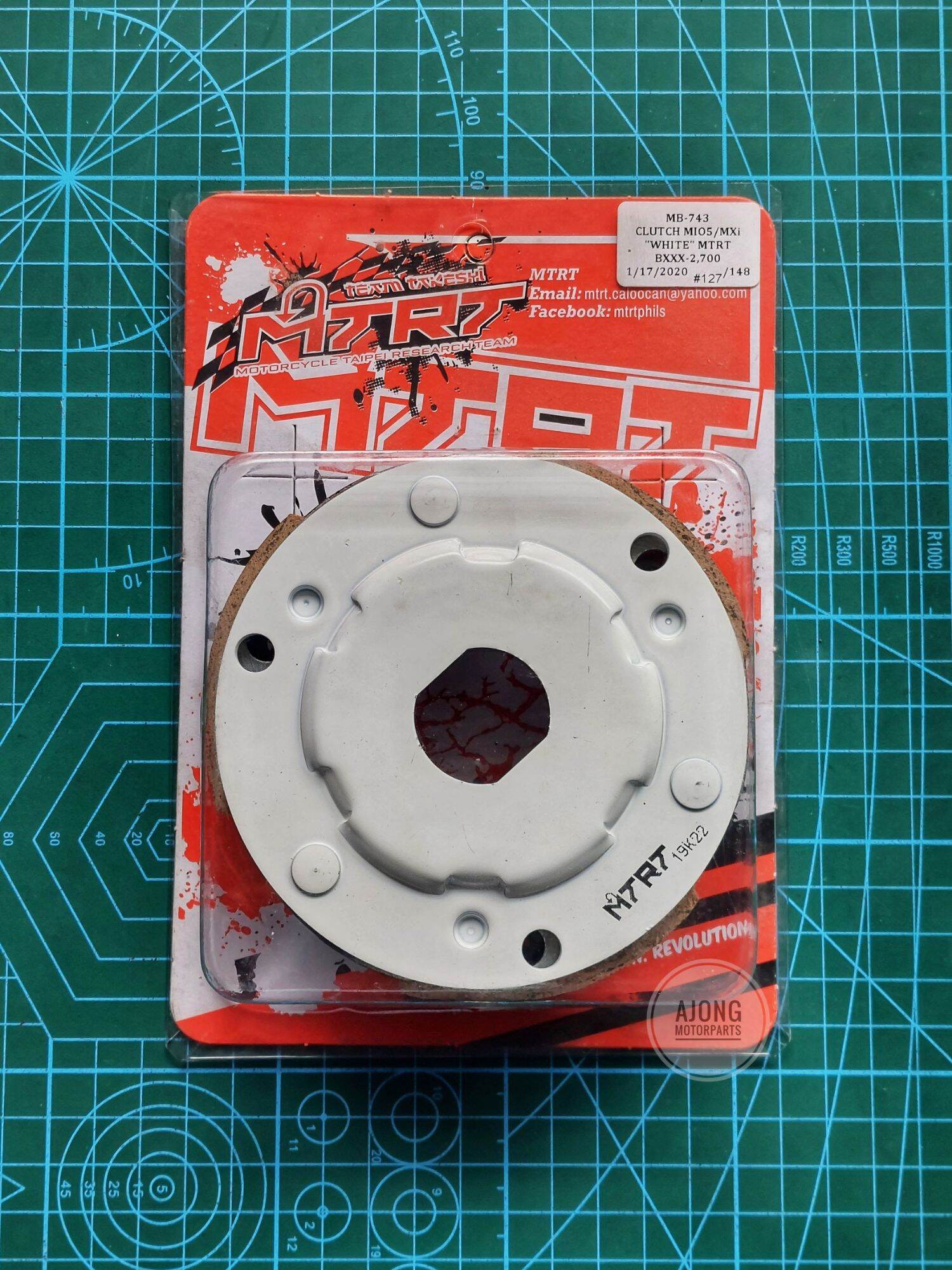 MTRT • Clutch Lining Assembly • Mxi 125 / Mx Lazada PH