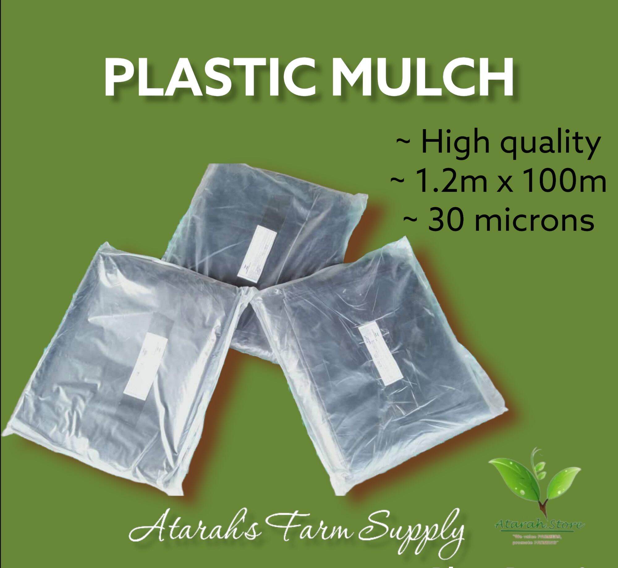 Heavy Duty/ High Quality Plastic Mulch (1.2m x 100m) Lazada PH