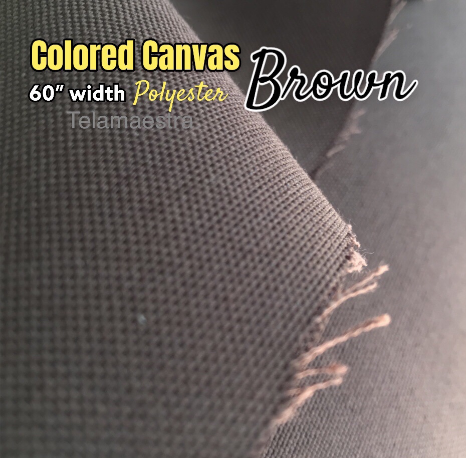 Dalyana Colored Canvas Fabric, 60" Width, Sold by Yard