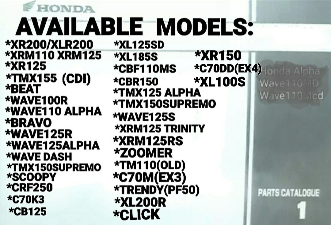 tmx 125 alpha parts catalogue