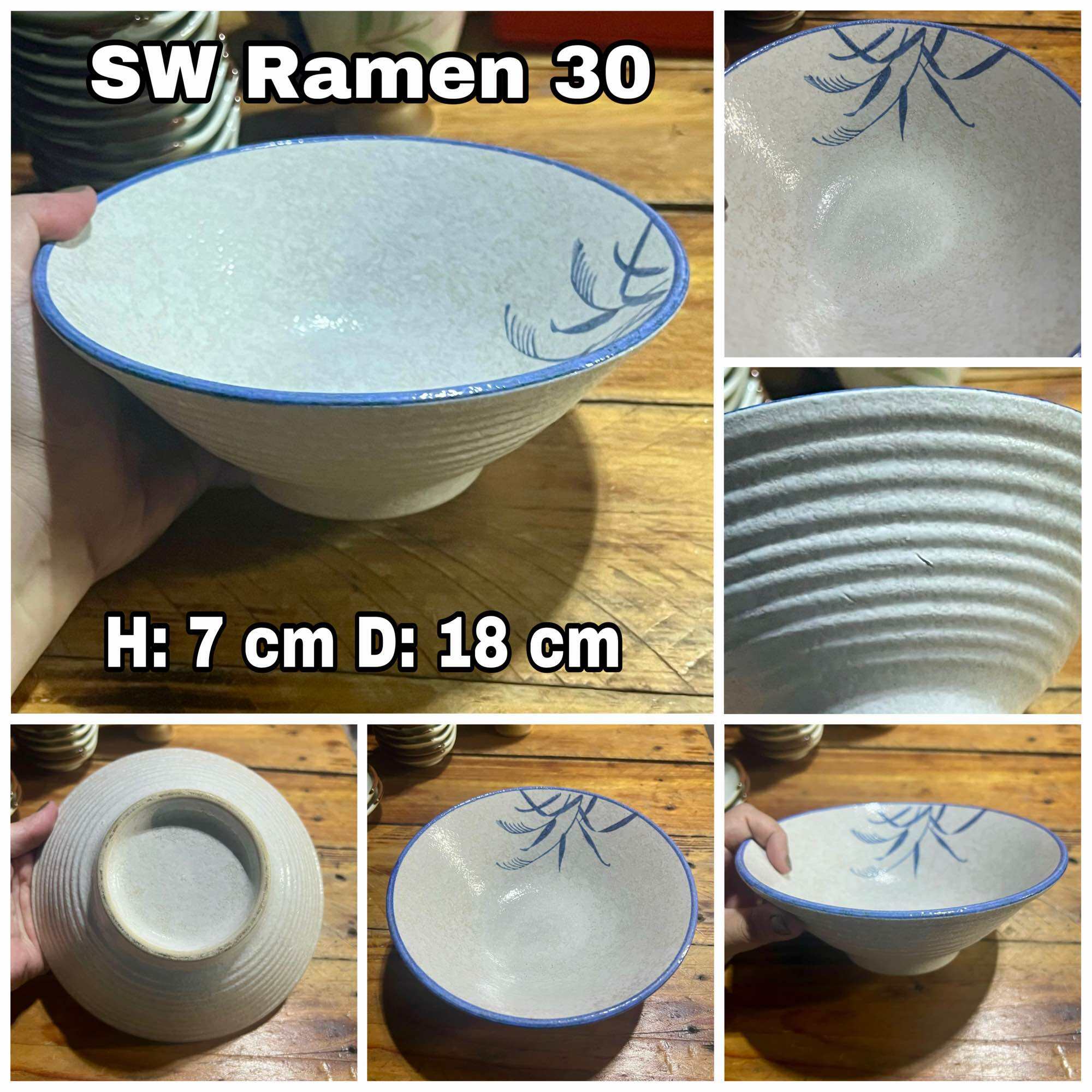 Assorted Designs and Sizes SALE Assorted Stoneware (SW) and Ceramic (C) Ramen Bowls - Japan Surplus. 