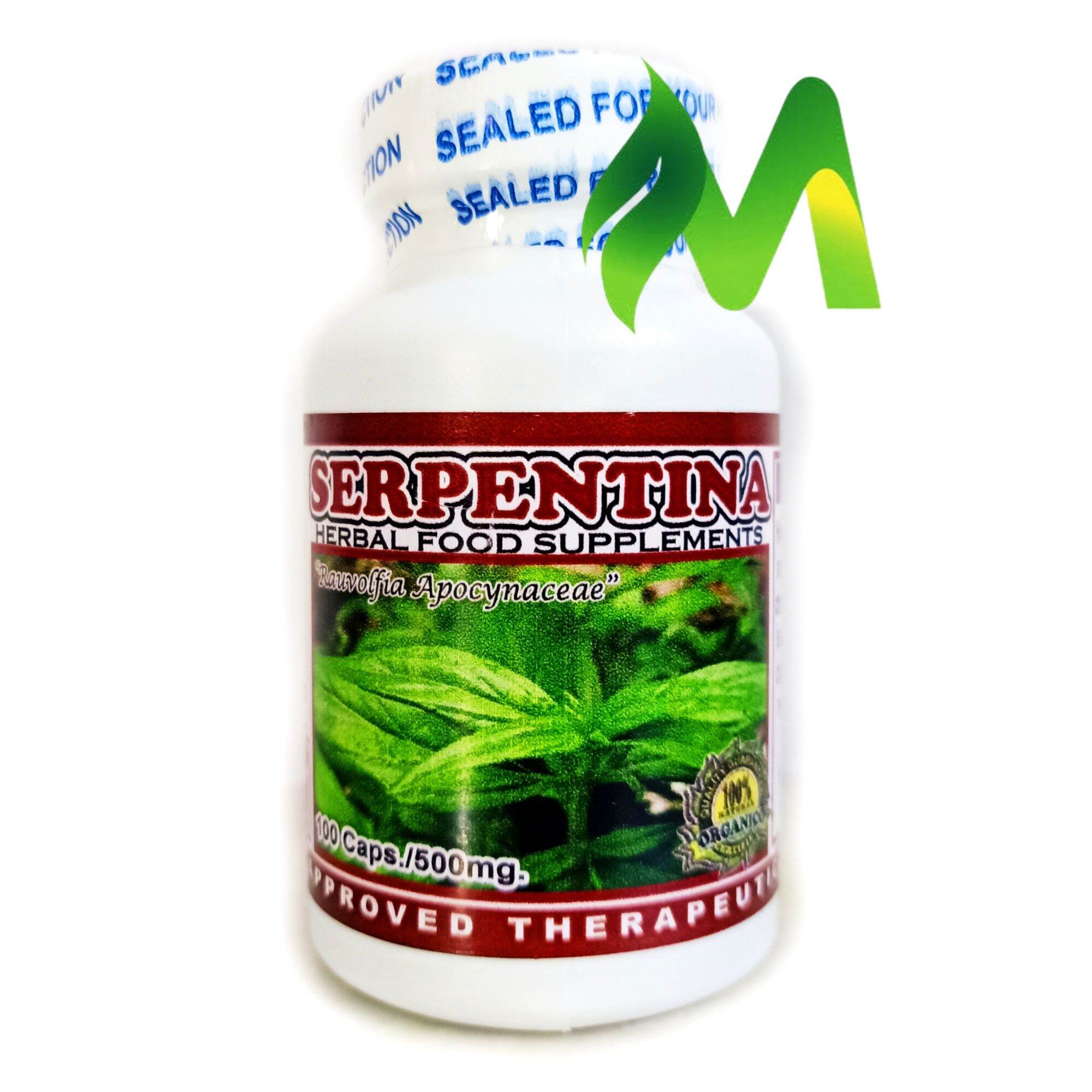 Serpentina Capsule Herbal Food Supplement 100 Capsules X 500mg Lazada PH