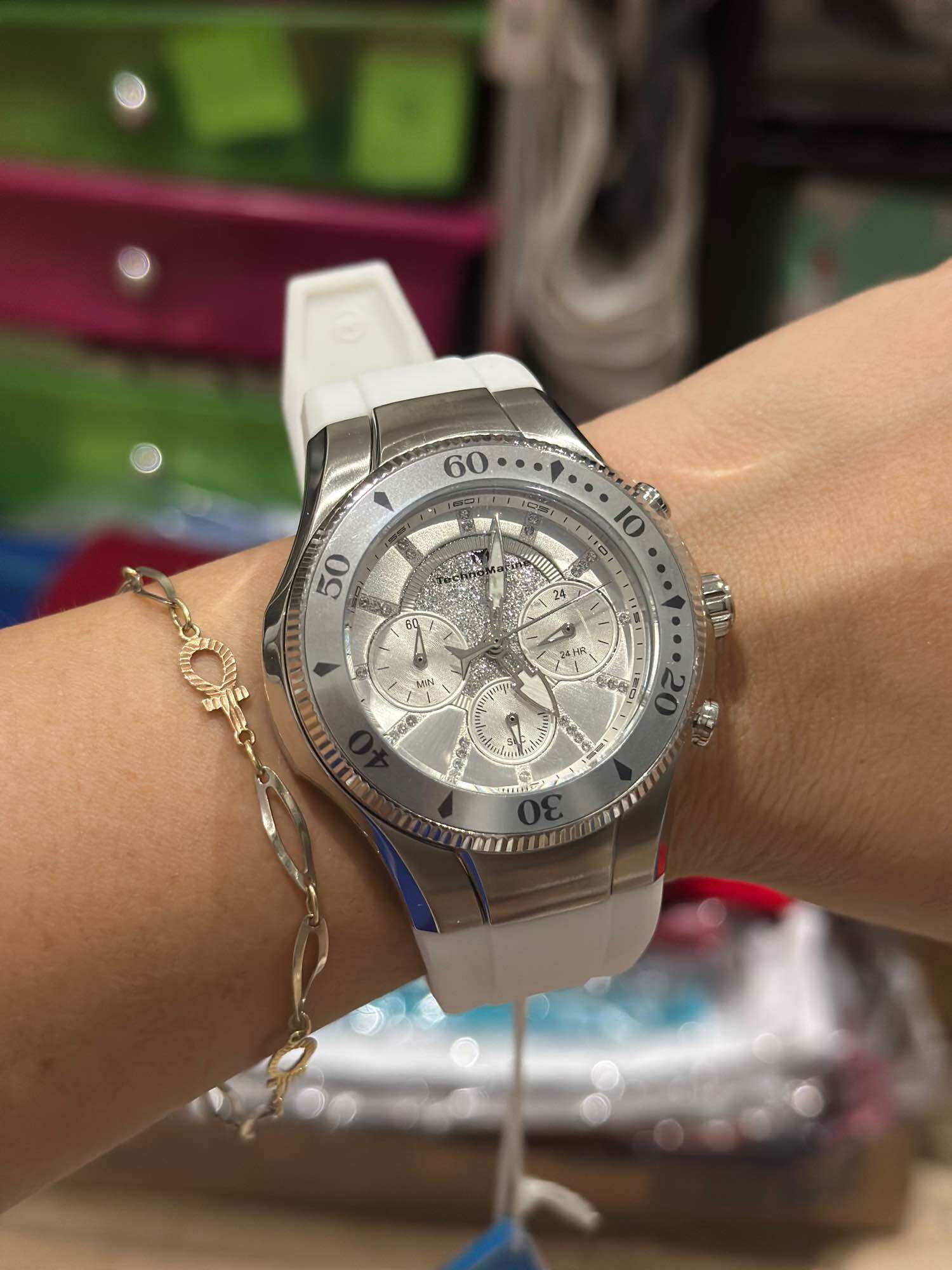 🇺🇸Original TECHNOMARINE Cruise Watch TM-118144 45Mm Waterproof