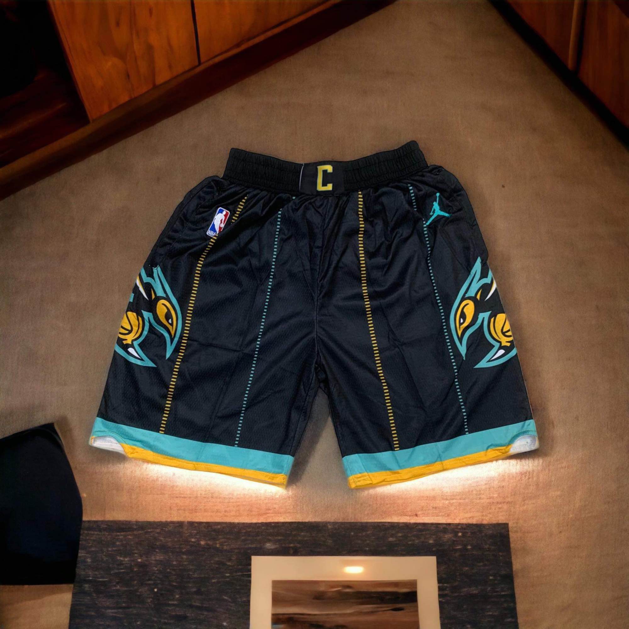 Charlotte Hornets High Quality shorts for men garterized short