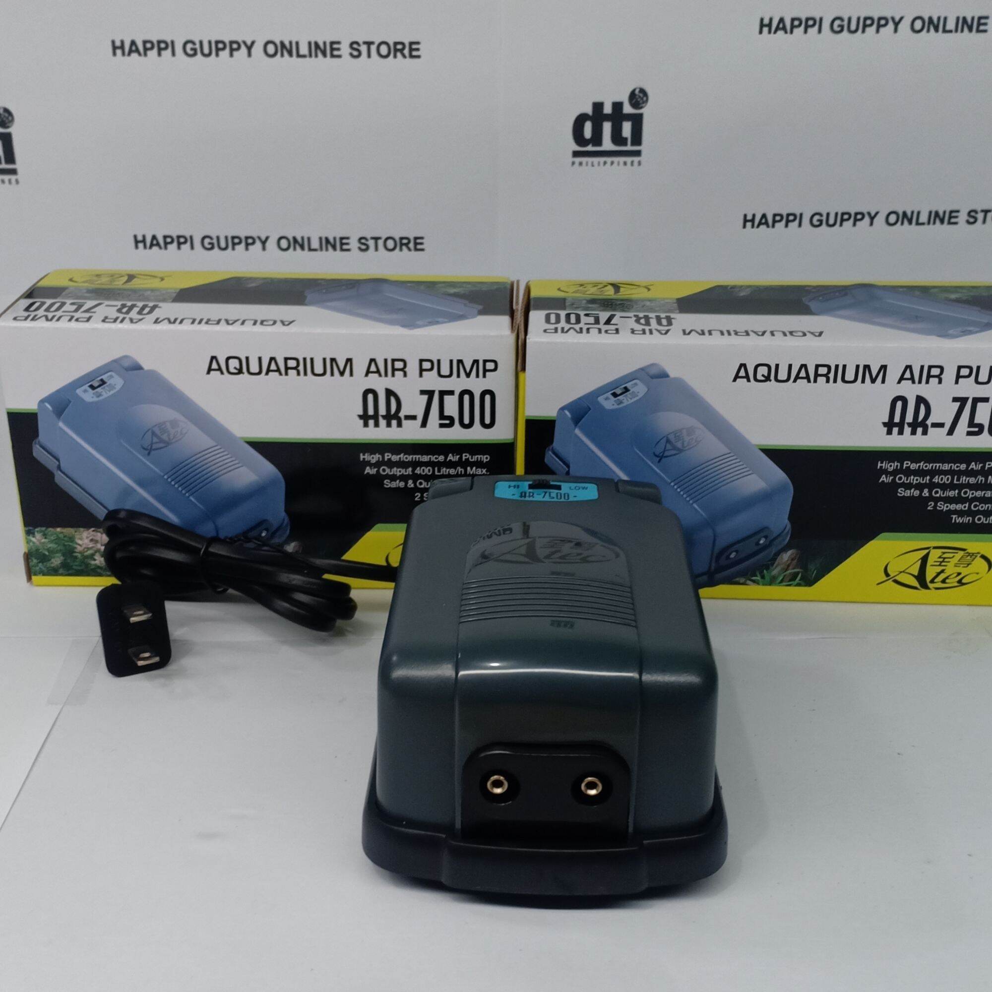 Airpump double nozzle | ATEC AR-7500 ( DOUBLE) |AQUARIUM AIR PUMP AR ...