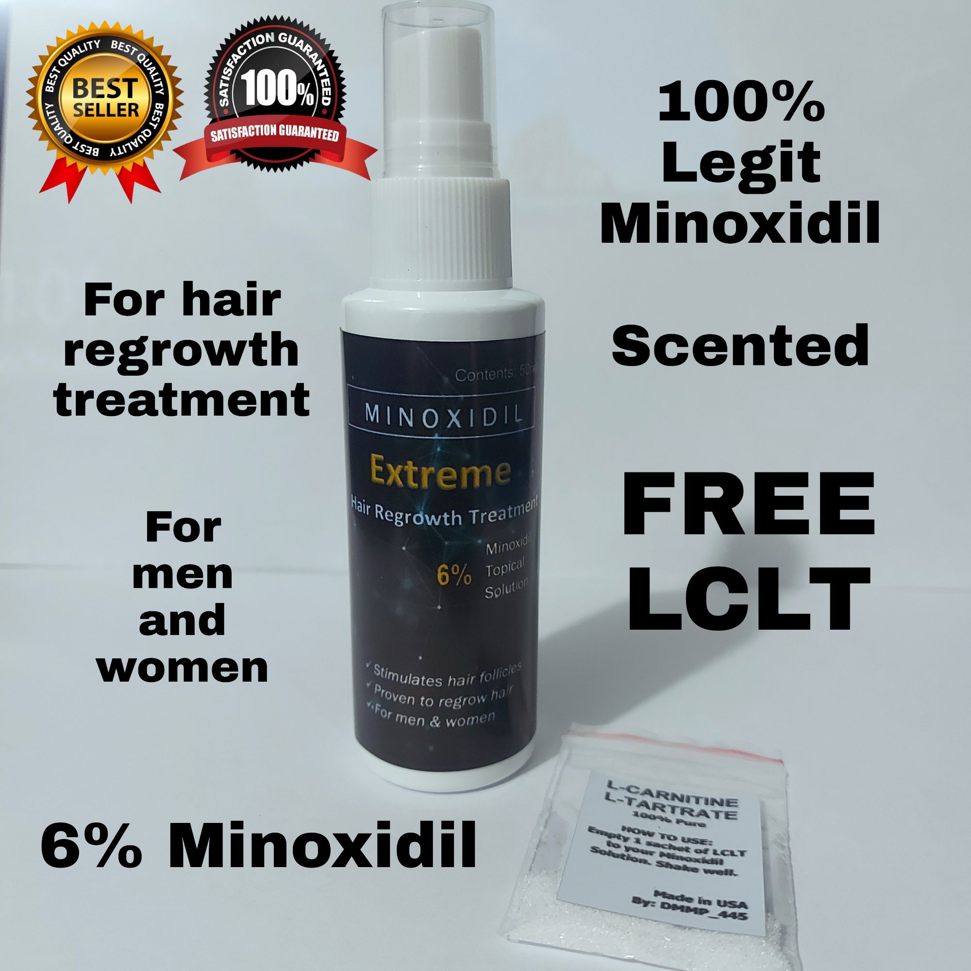 LEGIT Minoxidil Extreme 6% for hair regrowth treatment | 50ml | Lazada PH